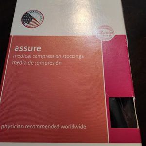 MEDIVAN ASSURE CALF BLACK CLOSED TOE 12651